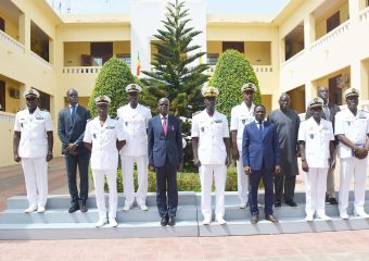 Visite du Ministre des Pêches M. Papa Sagna Mbaye, à la Marine nationale
